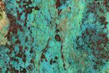 Chrysocolla & Malachite Slab From Arizona - Clear Coated #119754-1